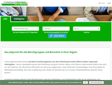 Tablet Screenshot of mittelstandskarriere.de